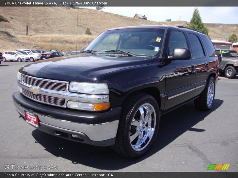 Black / Gray/Dark Charcoal 2004 Chevrolet Tahoe LS 4x4