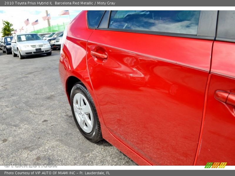 Barcelona Red Metallic / Misty Gray 2010 Toyota Prius Hybrid II