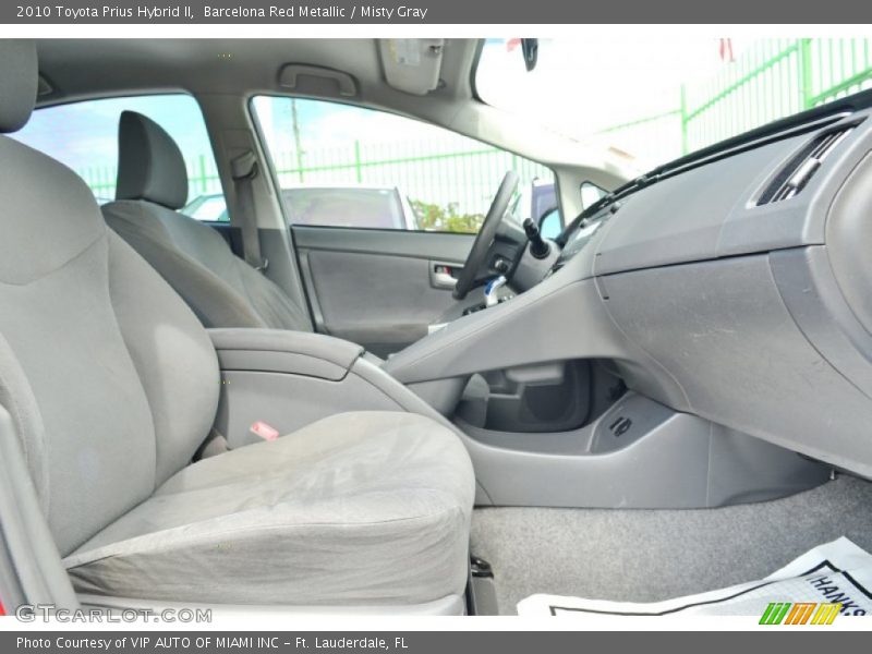 Barcelona Red Metallic / Misty Gray 2010 Toyota Prius Hybrid II