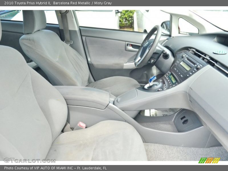 Barcelona Red Metallic / Misty Gray 2010 Toyota Prius Hybrid II