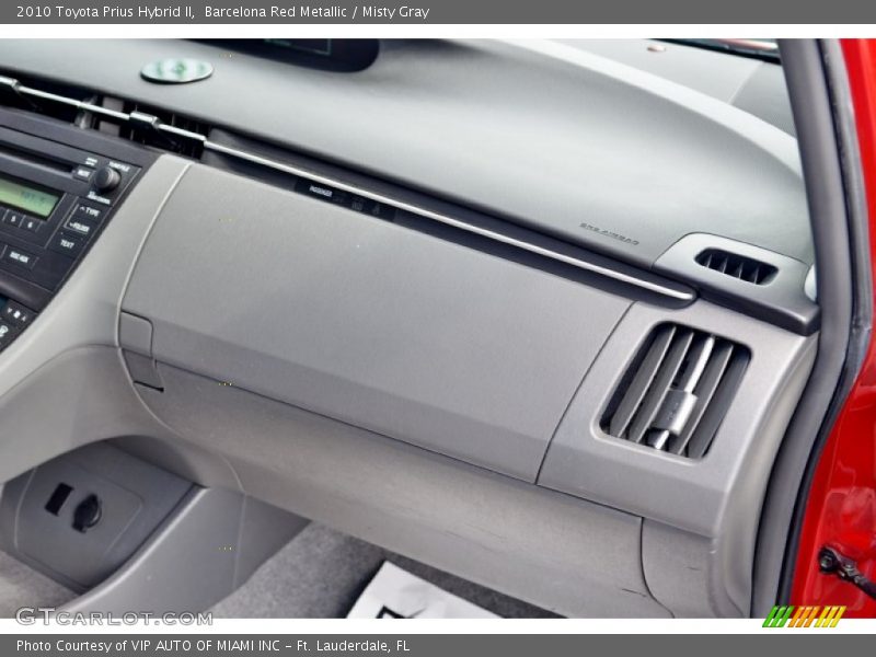 Barcelona Red Metallic / Misty Gray 2010 Toyota Prius Hybrid II