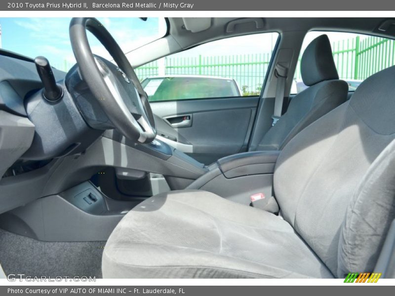 Barcelona Red Metallic / Misty Gray 2010 Toyota Prius Hybrid II