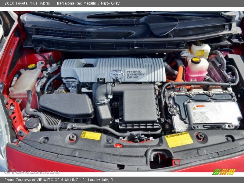 Barcelona Red Metallic / Misty Gray 2010 Toyota Prius Hybrid II