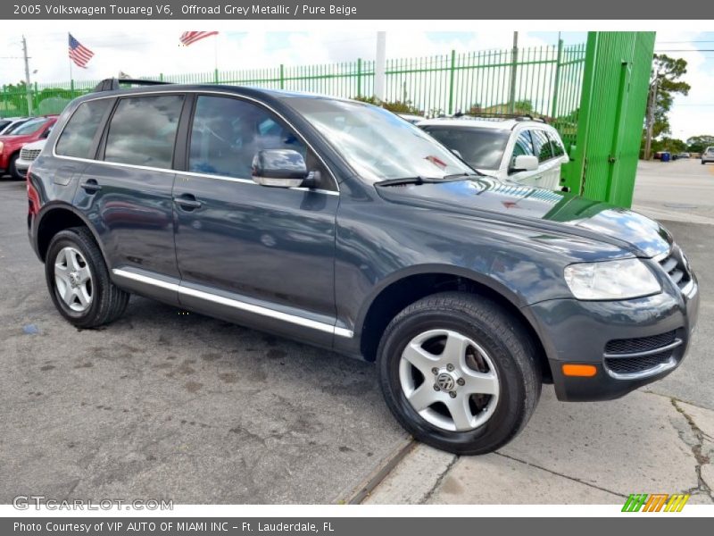 Offroad Grey Metallic / Pure Beige 2005 Volkswagen Touareg V6
