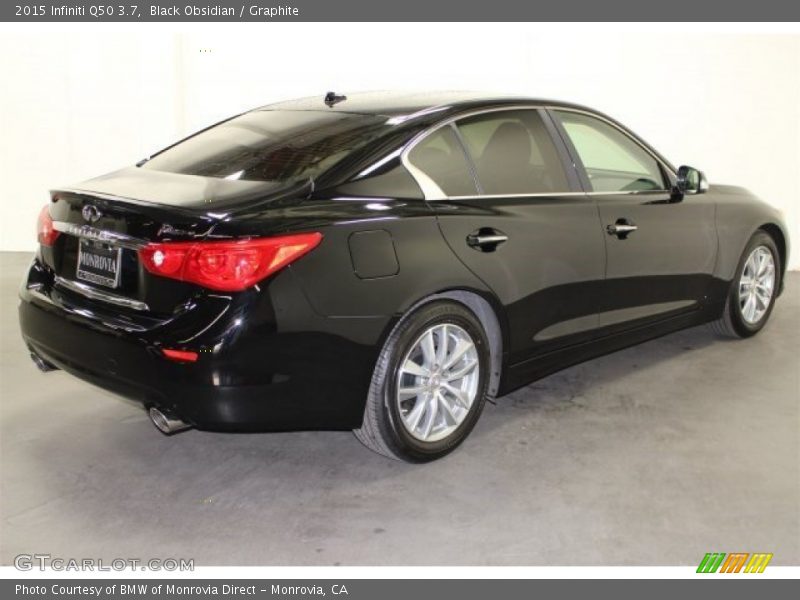 Black Obsidian / Graphite 2015 Infiniti Q50 3.7
