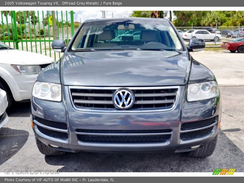 Offroad Grey Metallic / Pure Beige 2005 Volkswagen Touareg V6