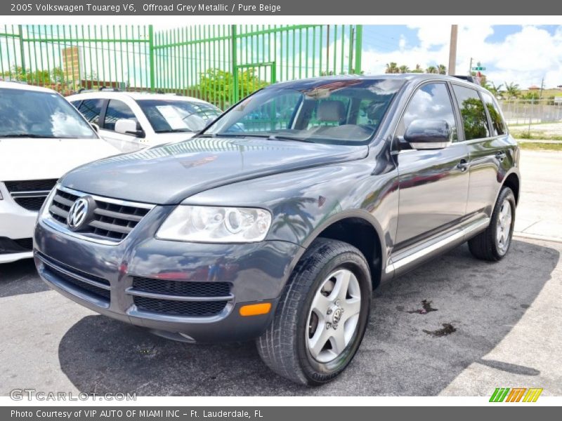 Offroad Grey Metallic / Pure Beige 2005 Volkswagen Touareg V6