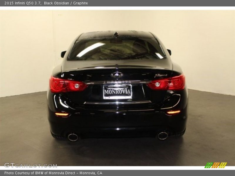 Black Obsidian / Graphite 2015 Infiniti Q50 3.7