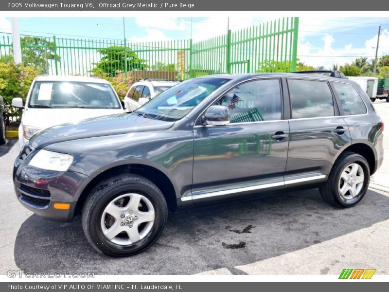 Offroad Grey Metallic / Pure Beige 2005 Volkswagen Touareg V6