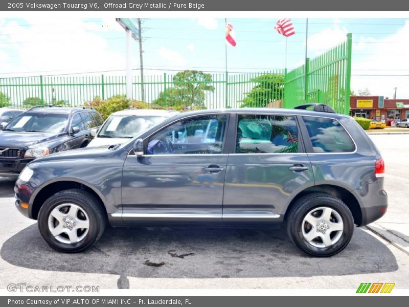 Offroad Grey Metallic / Pure Beige 2005 Volkswagen Touareg V6