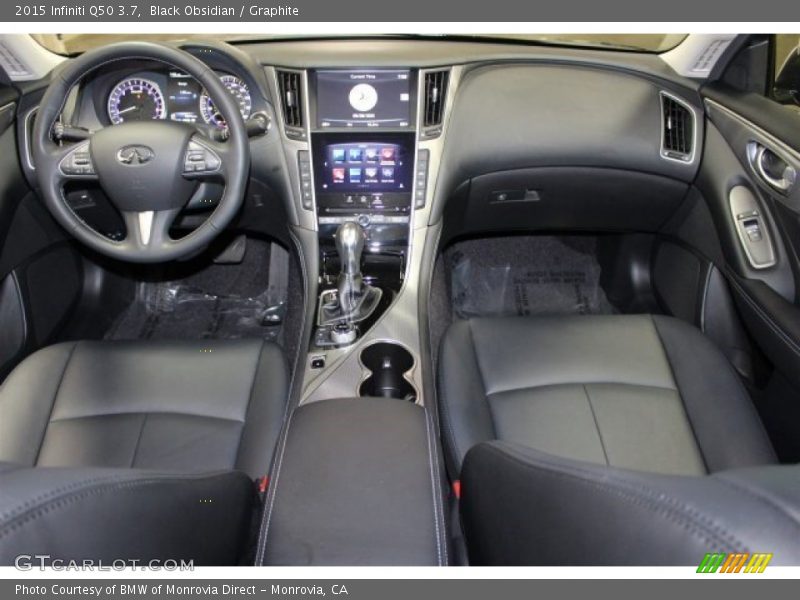 Black Obsidian / Graphite 2015 Infiniti Q50 3.7