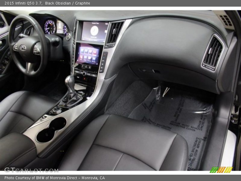 Black Obsidian / Graphite 2015 Infiniti Q50 3.7