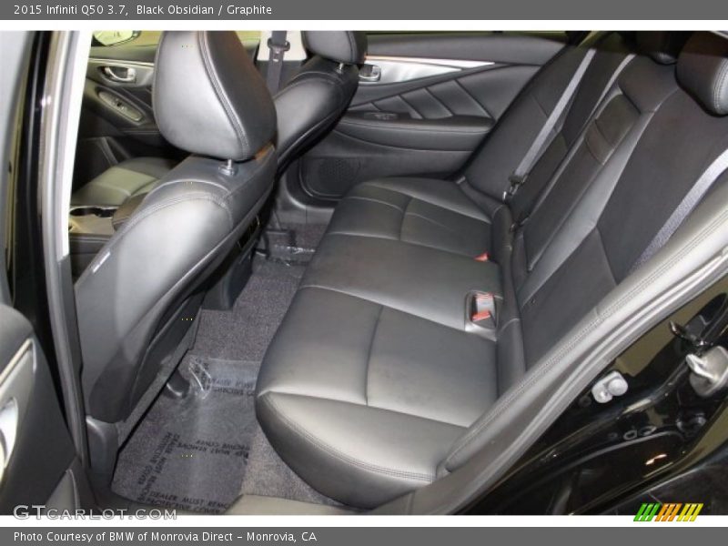 Black Obsidian / Graphite 2015 Infiniti Q50 3.7