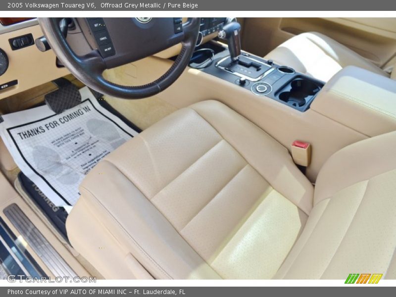 Offroad Grey Metallic / Pure Beige 2005 Volkswagen Touareg V6