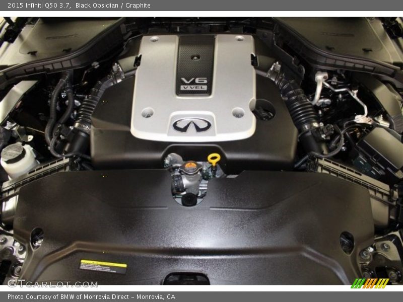 Black Obsidian / Graphite 2015 Infiniti Q50 3.7