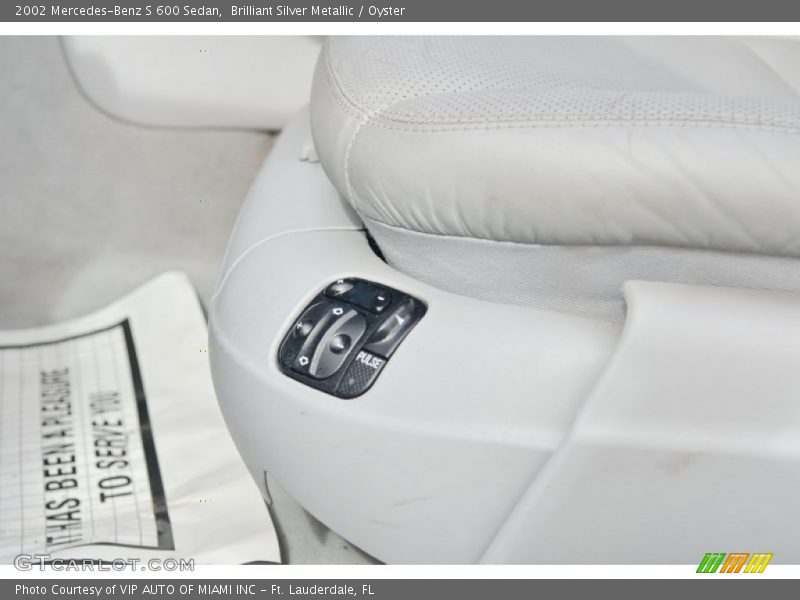 Brilliant Silver Metallic / Oyster 2002 Mercedes-Benz S 600 Sedan