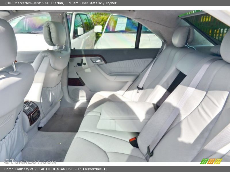 Brilliant Silver Metallic / Oyster 2002 Mercedes-Benz S 600 Sedan