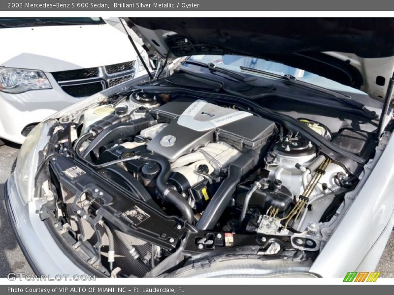  2002 S 600 Sedan Engine - 5.8 Liter SOHC 36-Valve V12