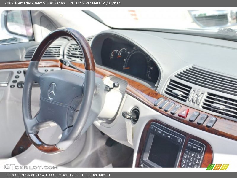 Brilliant Silver Metallic / Oyster 2002 Mercedes-Benz S 600 Sedan
