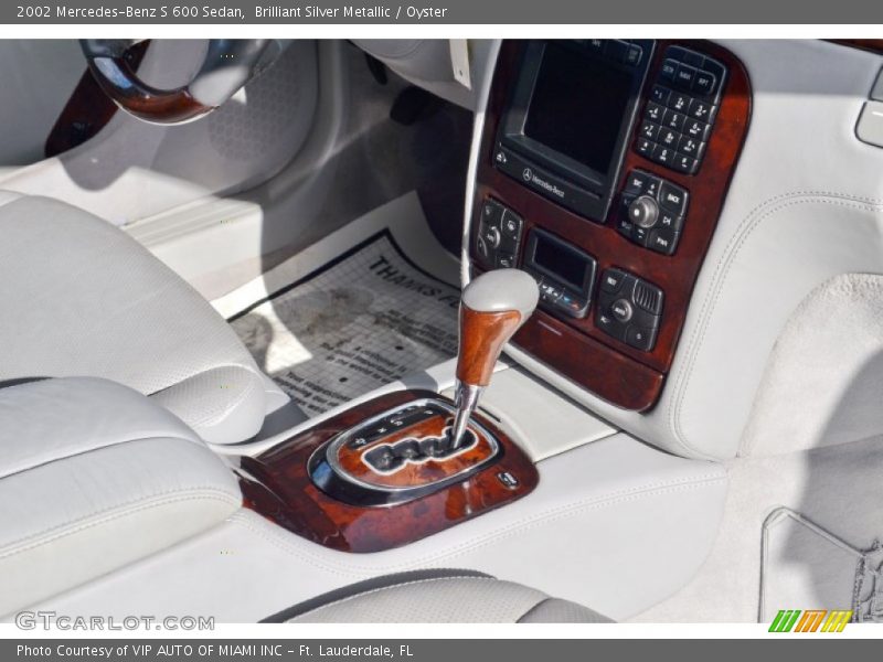 Brilliant Silver Metallic / Oyster 2002 Mercedes-Benz S 600 Sedan