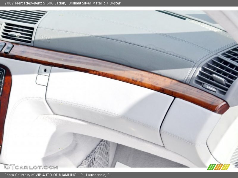 Brilliant Silver Metallic / Oyster 2002 Mercedes-Benz S 600 Sedan