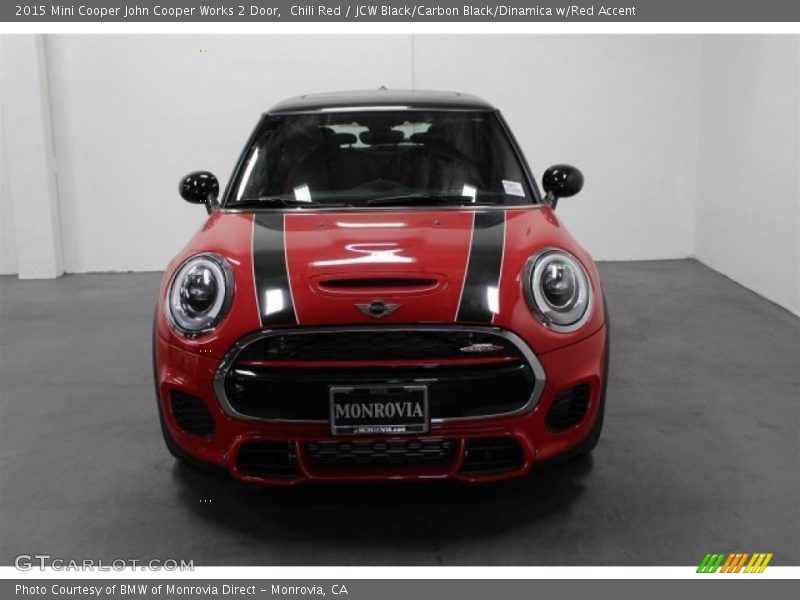 Chili Red / JCW Black/Carbon Black/Dinamica w/Red Accent 2015 Mini Cooper John Cooper Works 2 Door