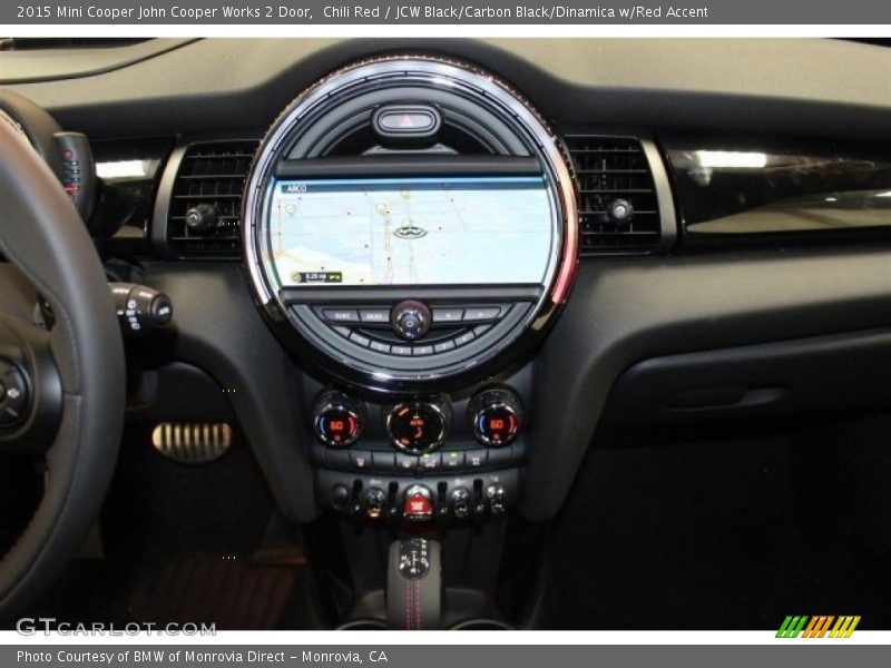 Chili Red / JCW Black/Carbon Black/Dinamica w/Red Accent 2015 Mini Cooper John Cooper Works 2 Door
