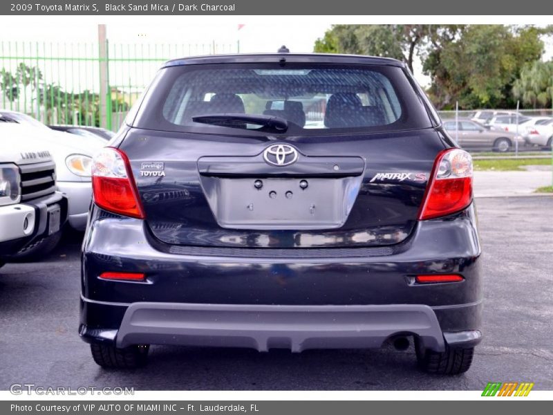 Black Sand Mica / Dark Charcoal 2009 Toyota Matrix S