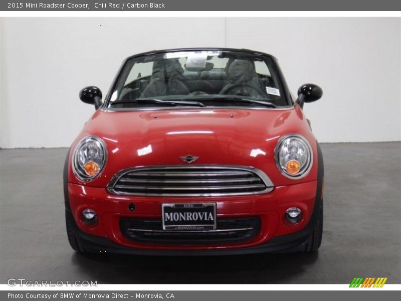 Chili Red / Carbon Black 2015 Mini Roadster Cooper