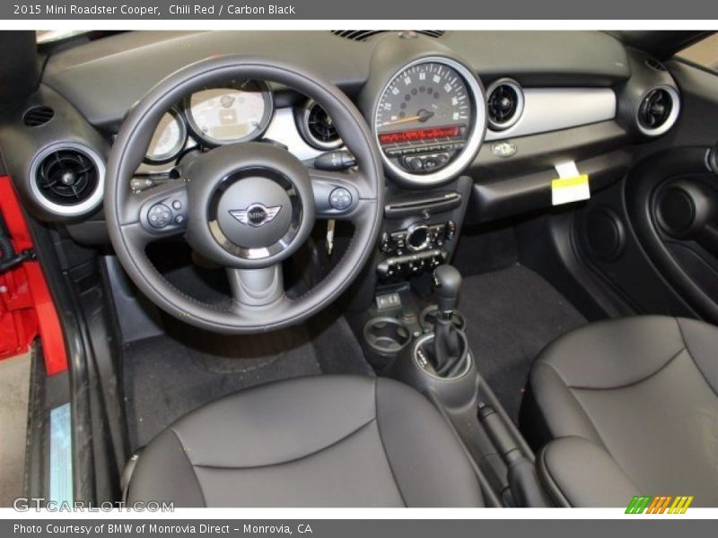 Chili Red / Carbon Black 2015 Mini Roadster Cooper
