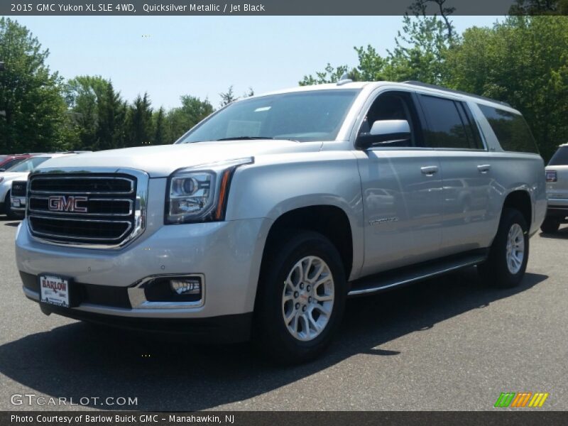 Quicksilver Metallic / Jet Black 2015 GMC Yukon XL SLE 4WD