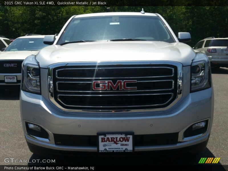 Quicksilver Metallic / Jet Black 2015 GMC Yukon XL SLE 4WD