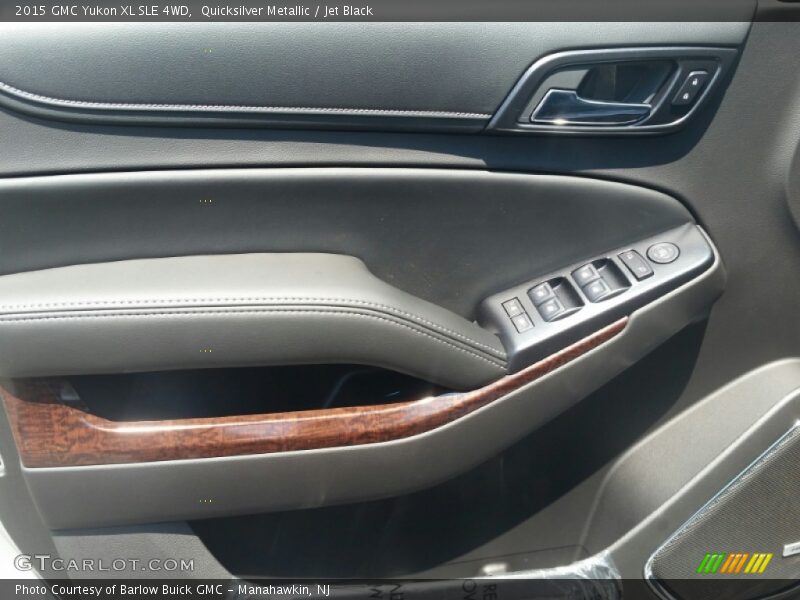 Quicksilver Metallic / Jet Black 2015 GMC Yukon XL SLE 4WD
