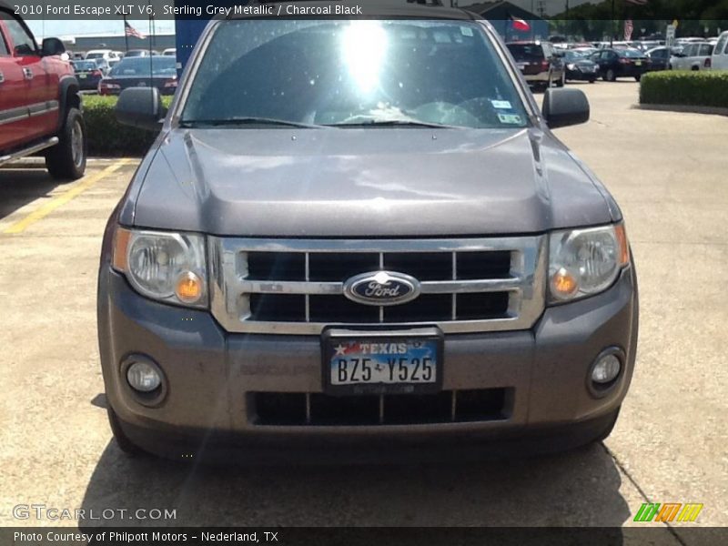 Sterling Grey Metallic / Charcoal Black 2010 Ford Escape XLT V6
