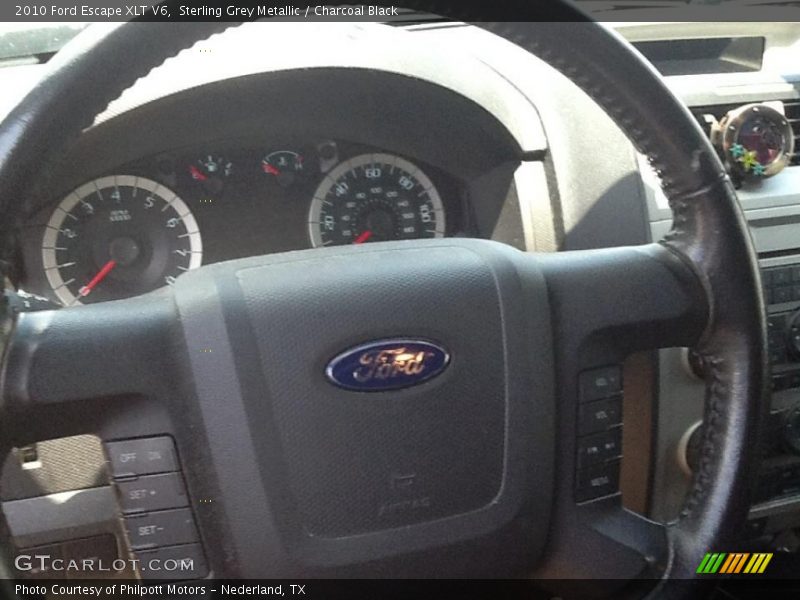 Sterling Grey Metallic / Charcoal Black 2010 Ford Escape XLT V6