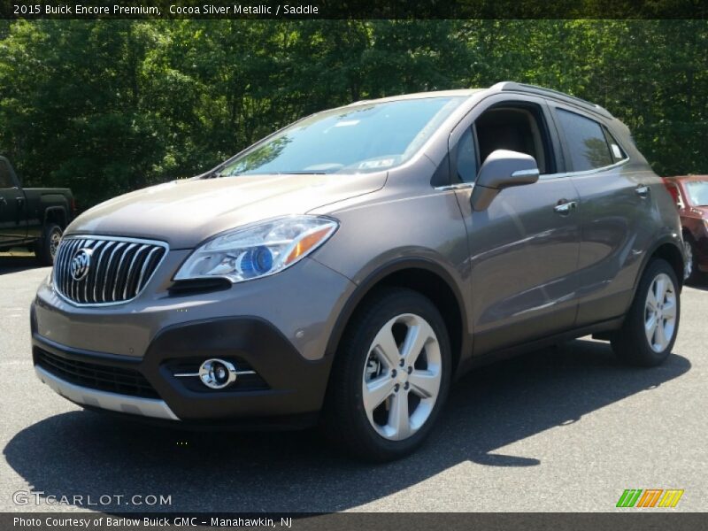 Cocoa Silver Metallic / Saddle 2015 Buick Encore Premium