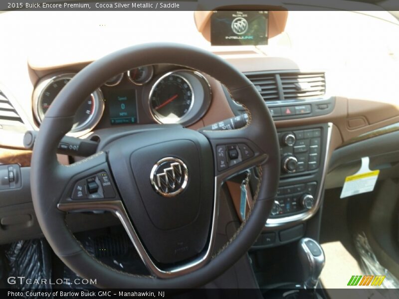 Cocoa Silver Metallic / Saddle 2015 Buick Encore Premium