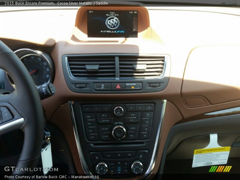 Cocoa Silver Metallic / Saddle 2015 Buick Encore Premium