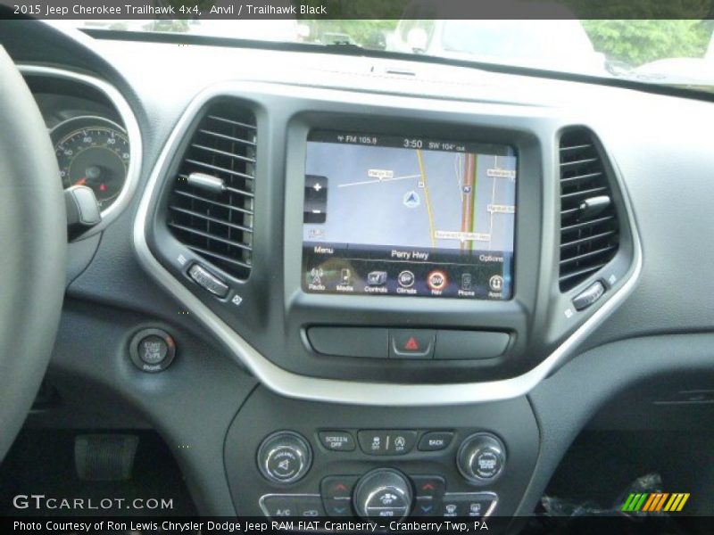 Anvil / Trailhawk Black 2015 Jeep Cherokee Trailhawk 4x4