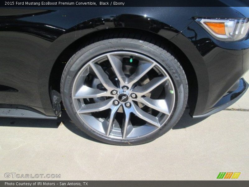 Black / Ebony 2015 Ford Mustang EcoBoost Premium Convertible