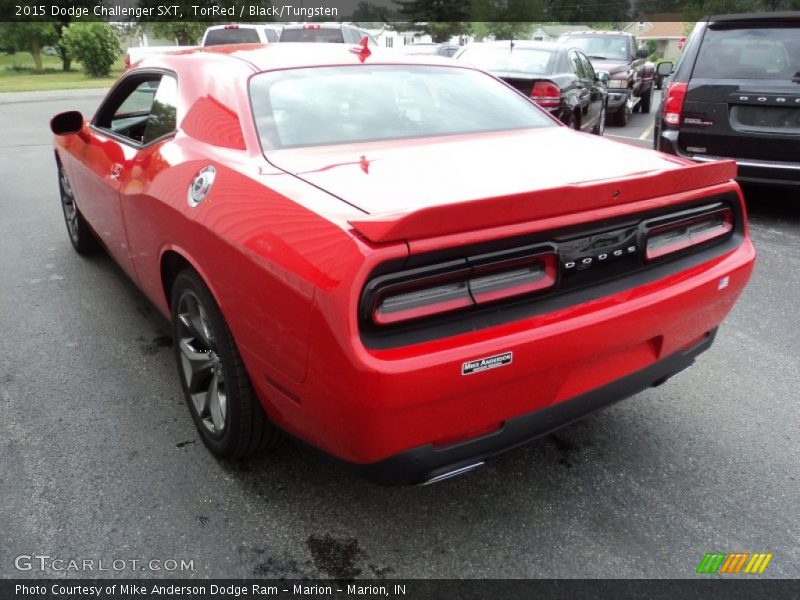 TorRed / Black/Tungsten 2015 Dodge Challenger SXT