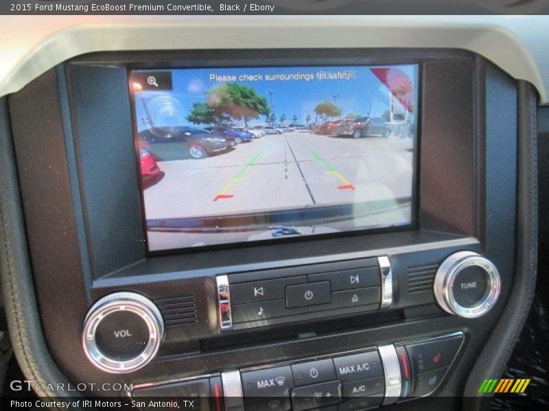 Black / Ebony 2015 Ford Mustang EcoBoost Premium Convertible