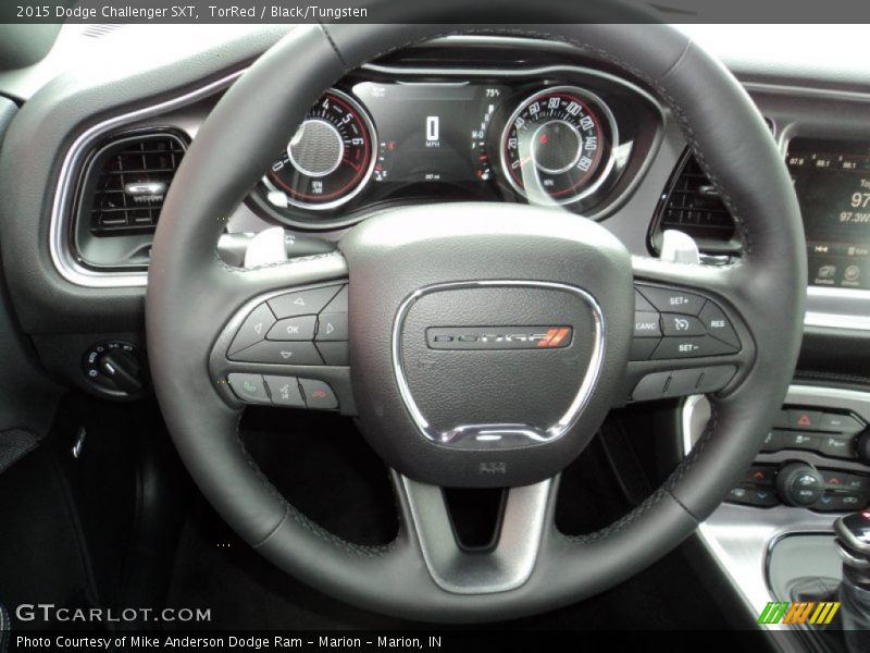 TorRed / Black/Tungsten 2015 Dodge Challenger SXT