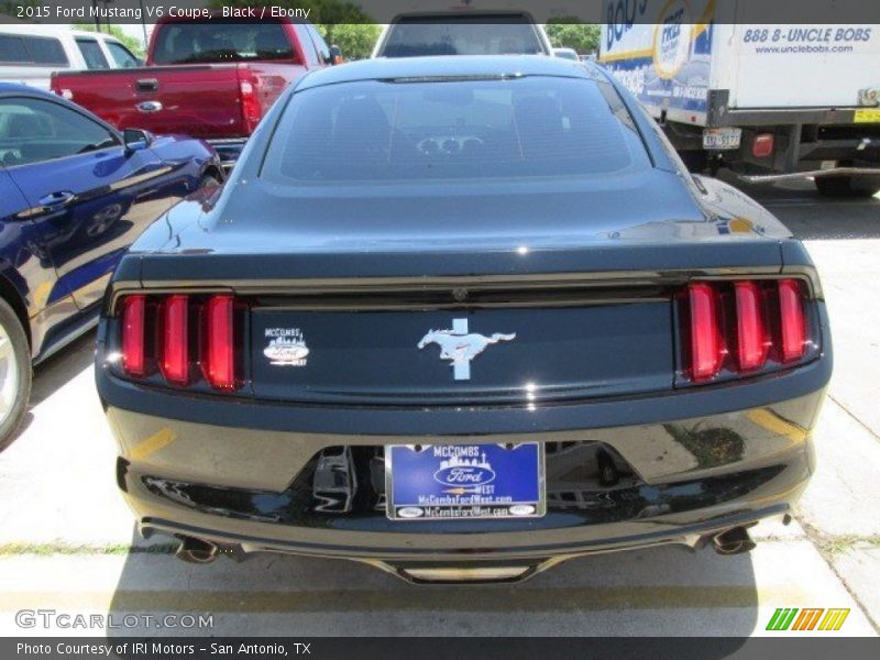 Black / Ebony 2015 Ford Mustang V6 Coupe