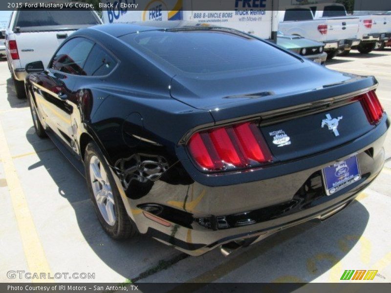 Black / Ebony 2015 Ford Mustang V6 Coupe