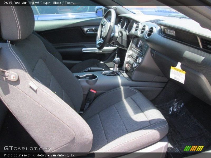 Black / Ebony 2015 Ford Mustang V6 Coupe