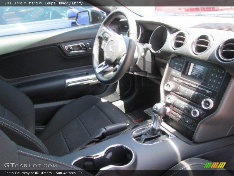 Black / Ebony 2015 Ford Mustang V6 Coupe
