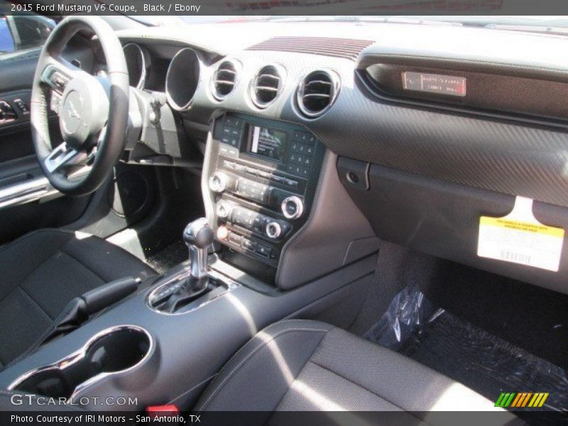 Black / Ebony 2015 Ford Mustang V6 Coupe
