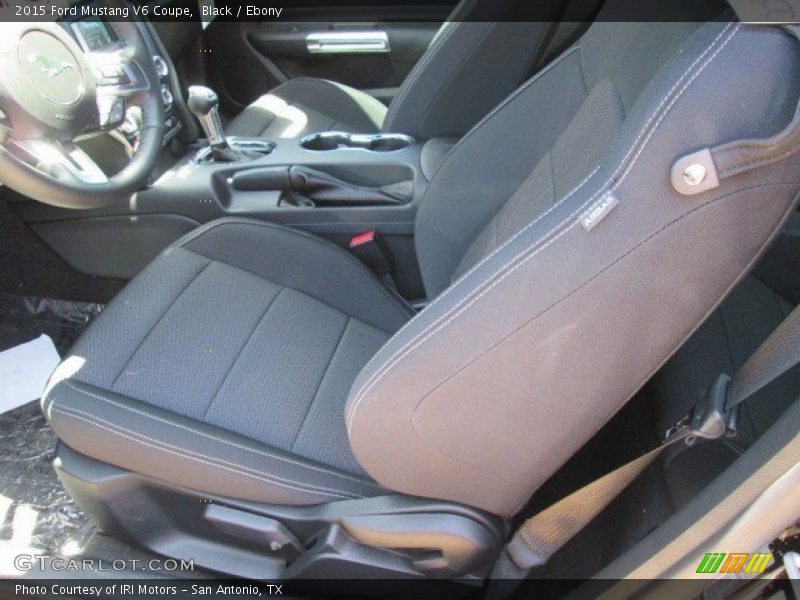Black / Ebony 2015 Ford Mustang V6 Coupe