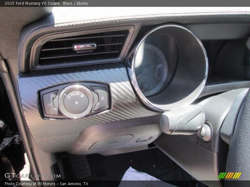 Black / Ebony 2015 Ford Mustang V6 Coupe